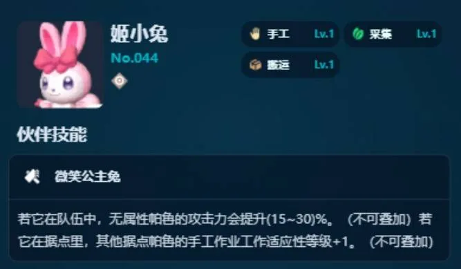 《幻兽帕鲁》正式版手工帕鲁推荐